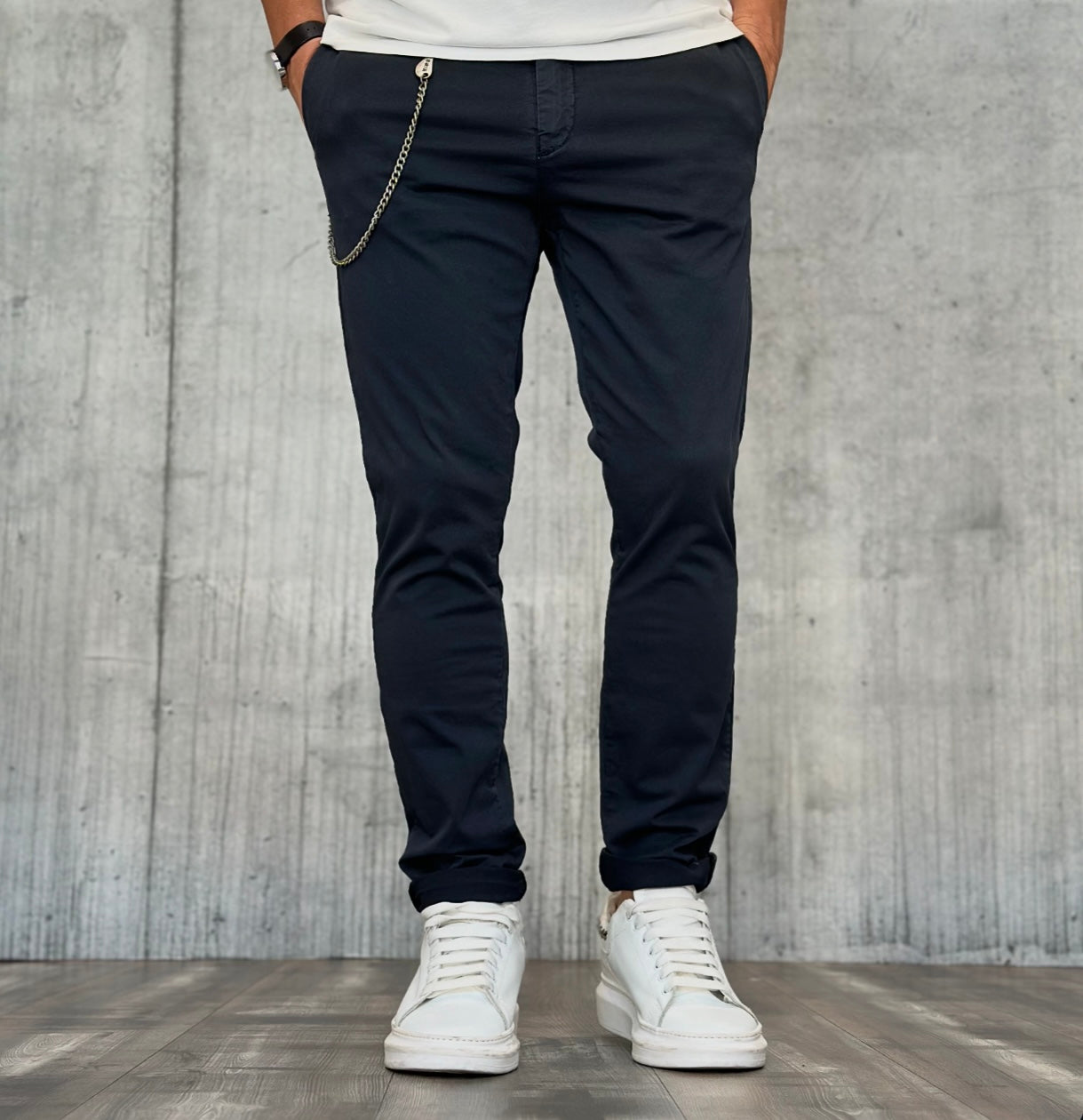 PANTALONE CHINOS - BL11 - ART. SEMENZARA3 - COL. BLU