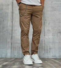 PANTALONE CHINOS GABARDINA - BERNA - *ART. 24341337 - COL. CAMMELLO