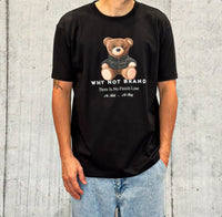 T-SHIRT TEE BEAR - WHY NOT BRAND - ART. MS53 - COL. NERO