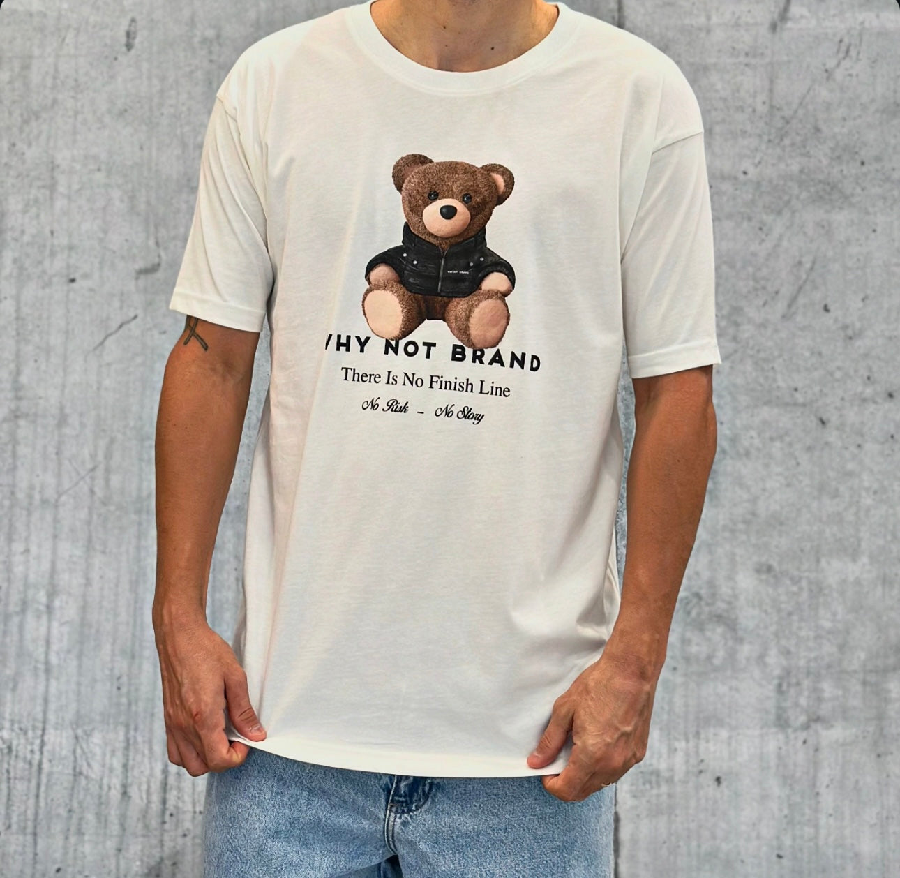 T-SHIRT TEE BEAR - WHY NOT BRAND - ART. MS53 - COL. PANNA