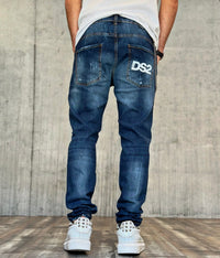 JEANS ROTTURE SLIM FIT - DS2 - ART. FW24210 - COL. BLUE DENIM