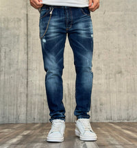 JEANS ROTTURE SLIM FIT - DS2 - ART. FW24210 - COL. BLUE DENIM