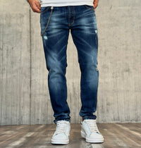 JEANS ROTTURE SLIM FIT - DS2 - ART. FW24210 - COL. BLUE DENIM