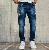 JEANS ROTTURE SLIM FIT - DS2 - ART. FW24210 - COL. BLUE DENIM