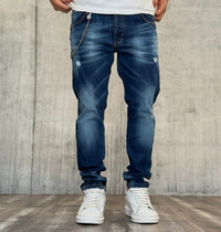 JEANS ROTTURE SLIM FIT - DS2 - ART. FW24210 - COL. BLUE DENIM