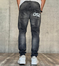 JEANS ROTTURE SLIM FIT - DS2 - ART. FW24210 - COL. NERO DENIM