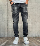 JEANS ROTTURE SLIM FIT - DS2 - ART. FW24210 - COL. NERO DENIM