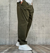 PANTALONE OVERSIZE - BERNA - ART. 246266324 - COL. AVOCADO