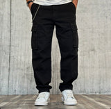 JEANS CARGO TASCONE - RYTUAL - ART. R665 - COL. NERO