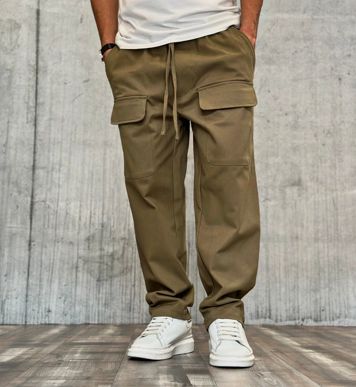 PANTALACCIO HEAVY CARGO TASCONE - WHY NOT BRAND - ART. PL-50 - COL. VERDE