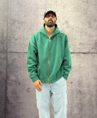 FELPA CON CAPPUCCIO + ZIP BOXY FIT - NEW JOB BRAND - ART. GB28