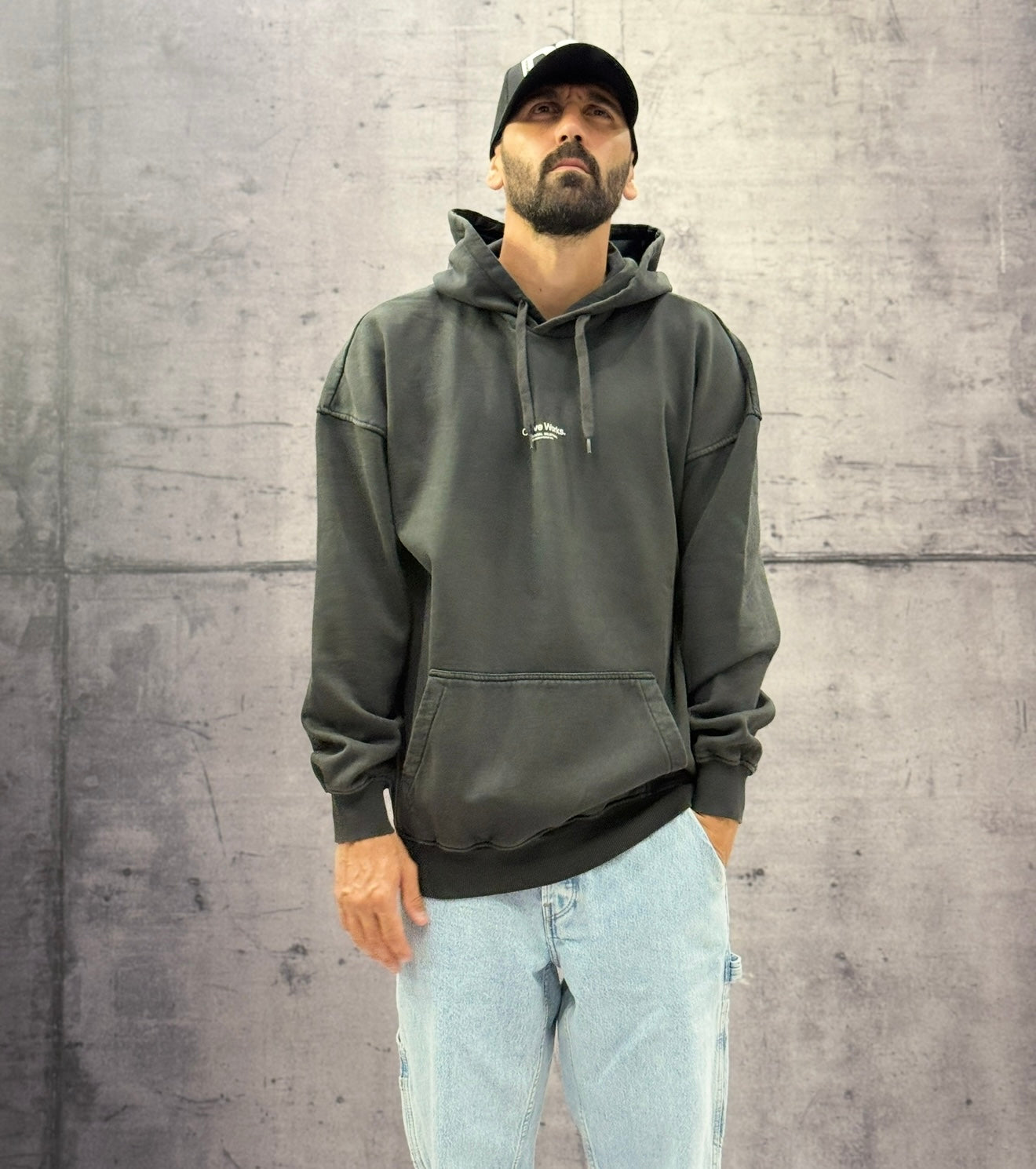 FELPA CON CAPPUCCIO - ONLY&SONS - ART. 22035001 - COL BLACK