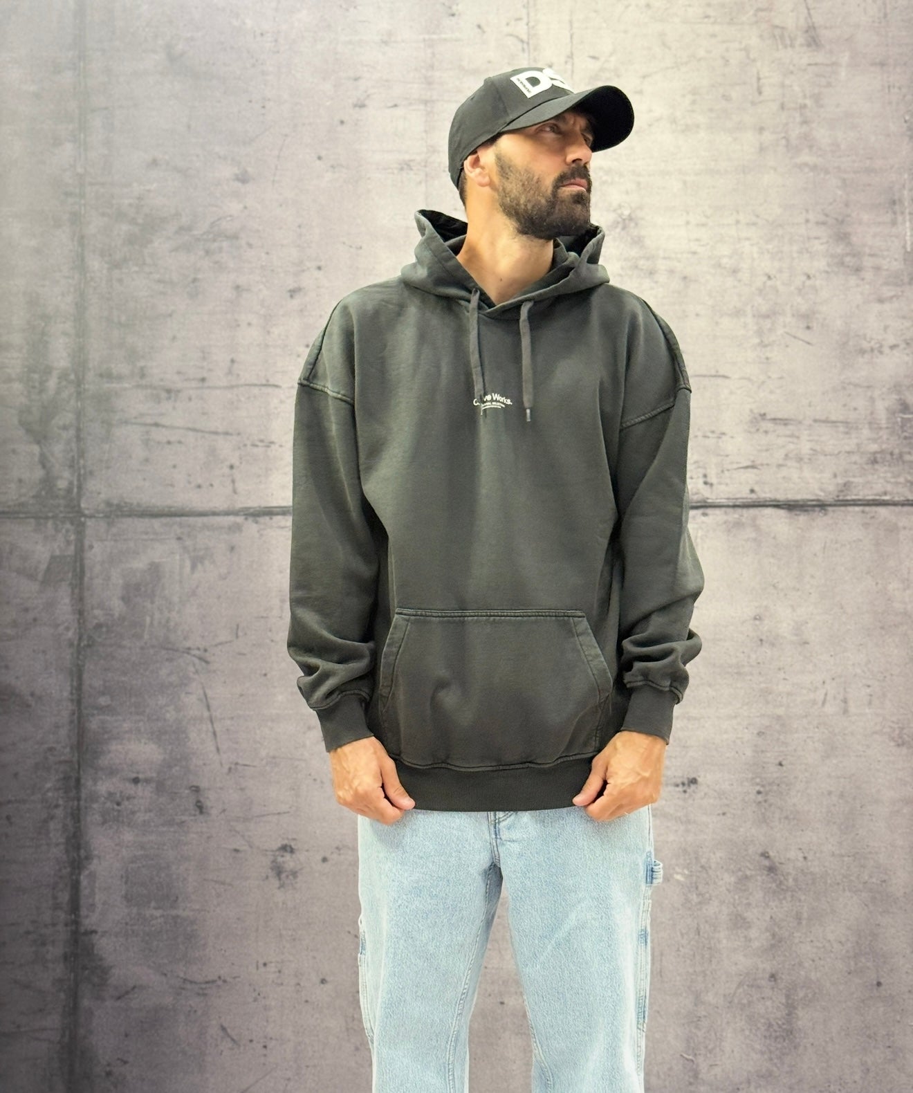 FELPA CON CAPPUCCIO - ONLY&SONS - ART. 22035001 - COL BLACK