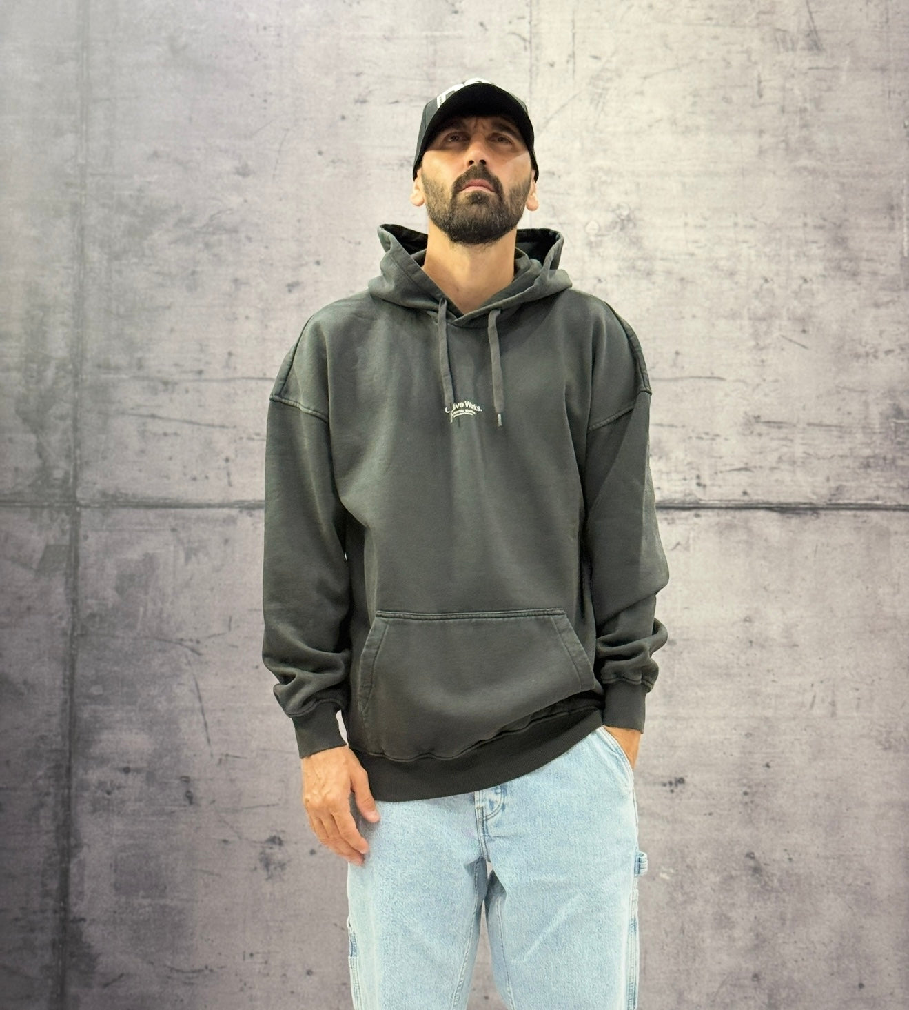 FELPA CON CAPPUCCIO - ONLY&SONS - ART. 22035001 - COL BLACK