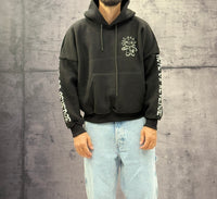 FELPA CON CAPPUCCIO VINTAGE - BERNA - ART. 2520841 - NERO