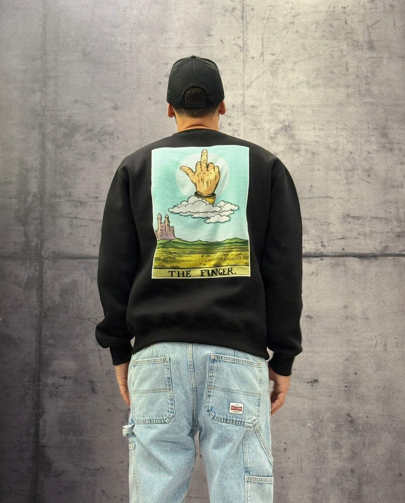 FELPA GIROCOLLO THE FINGER - BERNA - ART. 252088