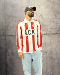 POLO MANICA LUNGA AUTHENTIC ODEN - KAPPA - ART. 311P37W - COL . White - Red racing - Black (R10)