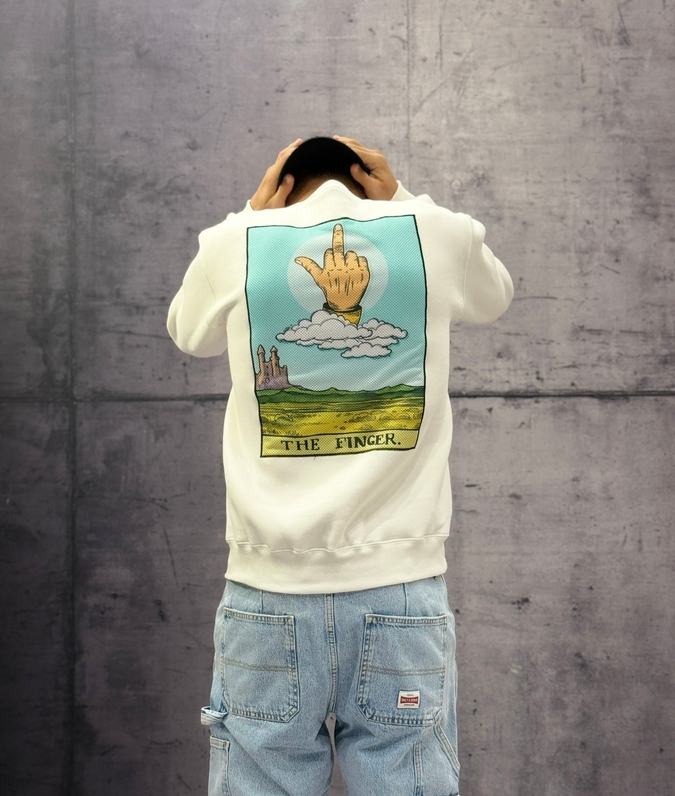 FELPA GIROCOLLO THE FINGER - BERNA - ART. 252088
