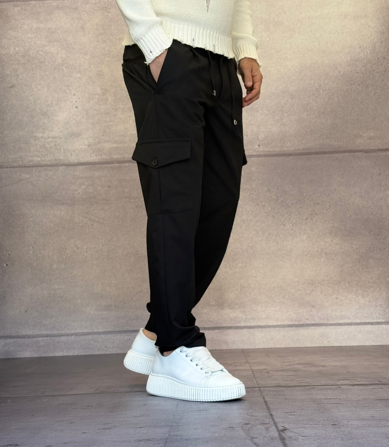 PANTALONE TASCONE CON COULISSE - IMPERIAL - ART. P6405CARGO