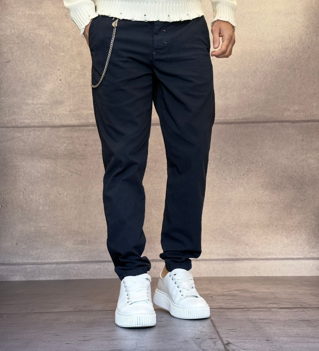 PANTALONE CHINOS LINO - BERNA - ART. 251106