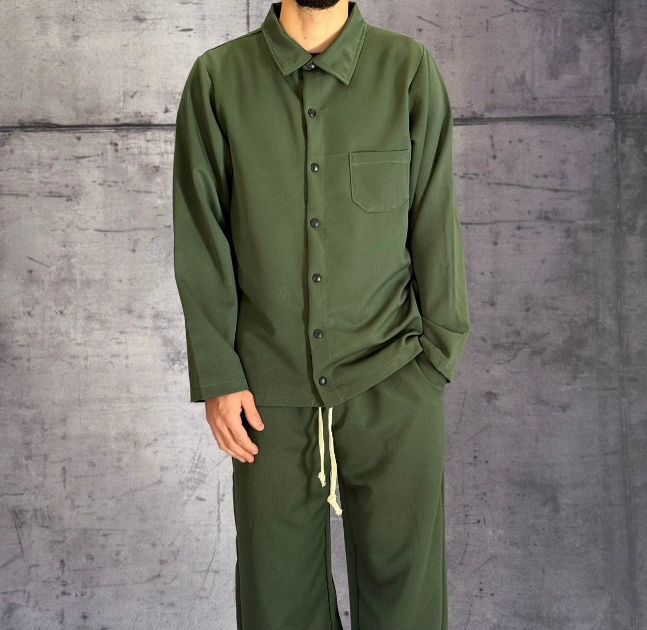 COMPLETO CAMICIONE + PANTALACCIO - HAMEN - ART. MARCUS OUTFIT