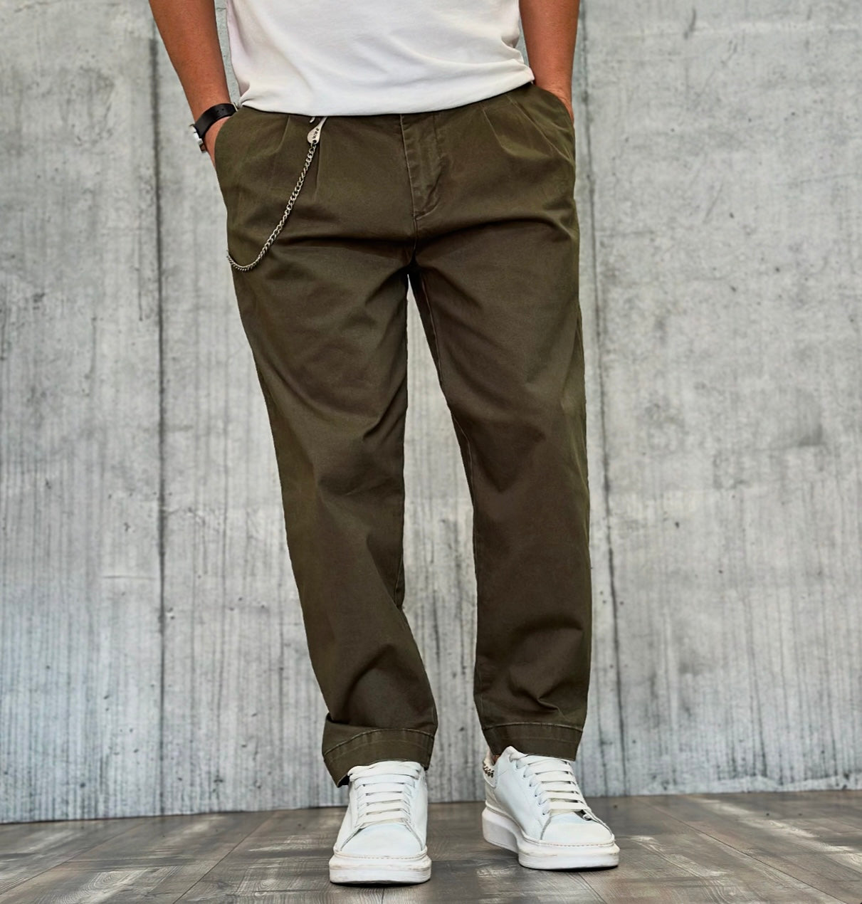 PANTALONE - HAMEN - ART. LPP0193 - COL. VERDE