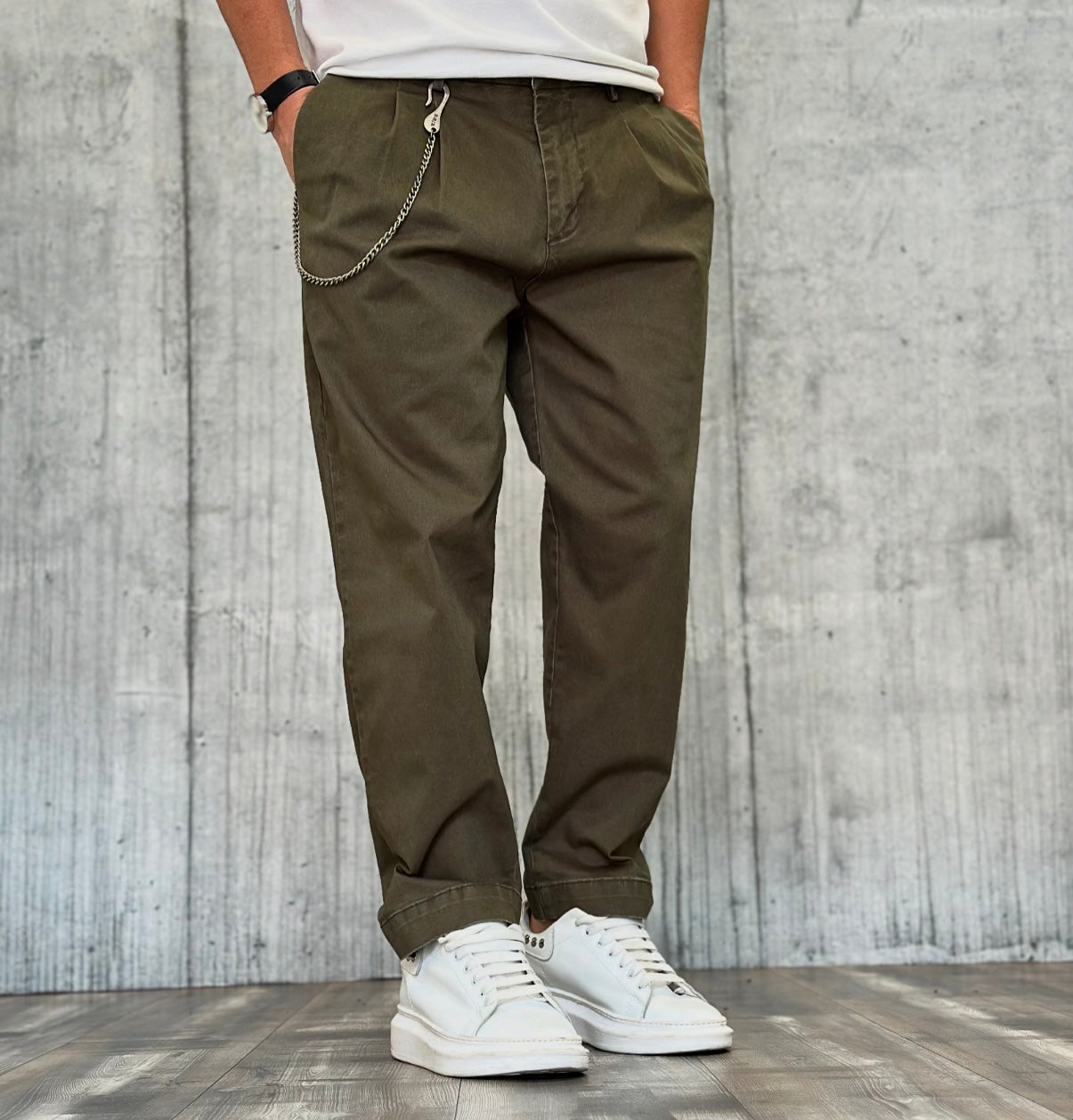 PANTALONE - HAMEN - ART. LPP0193 - COL. VERDE