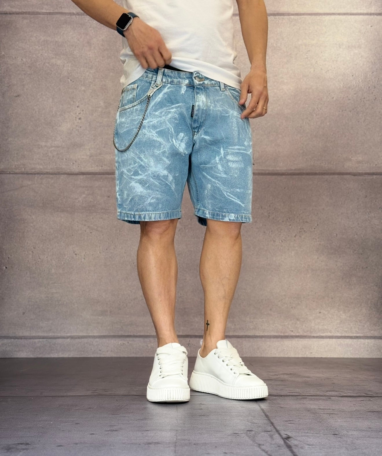 BERMUDA DI JEANS - NEW JOB BRAND - ART. DSQ / 05SMALT - COL. DENIM