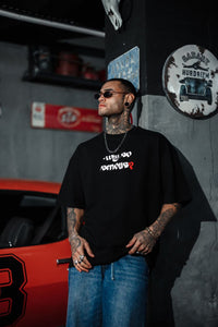 T-SHIRT OVERSIZE  - ESCOBAR - ART. JOKER "WHY SO SERIOUS?"