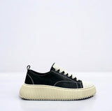 SNEAKERS CON SUOLA OVERSIZE - HAMEN - ART. MEGAN800 - COL. NERO / BEIGE