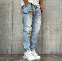 JEANS CON ROTTURE - BERNA - ART. 23309330 - COL. DENIM CHIARO