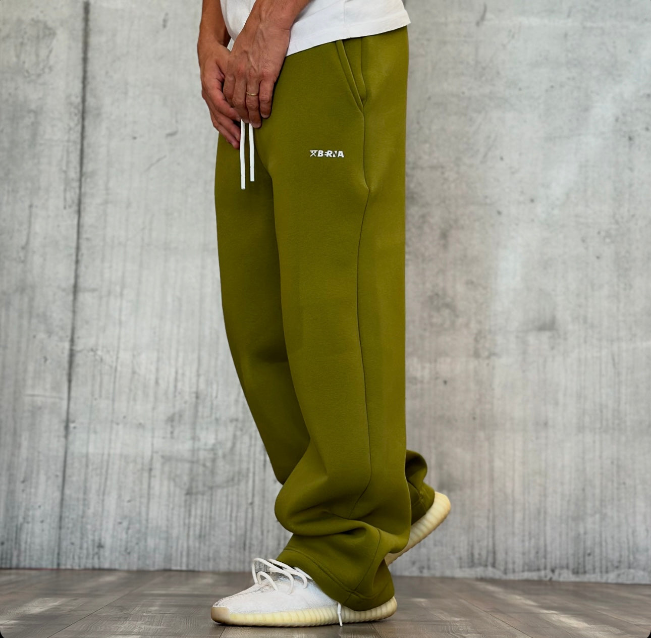 PANTALONE DI TUTA RELAXED FIT - BERNA - ART. 246083324 - COL. AVOCADO