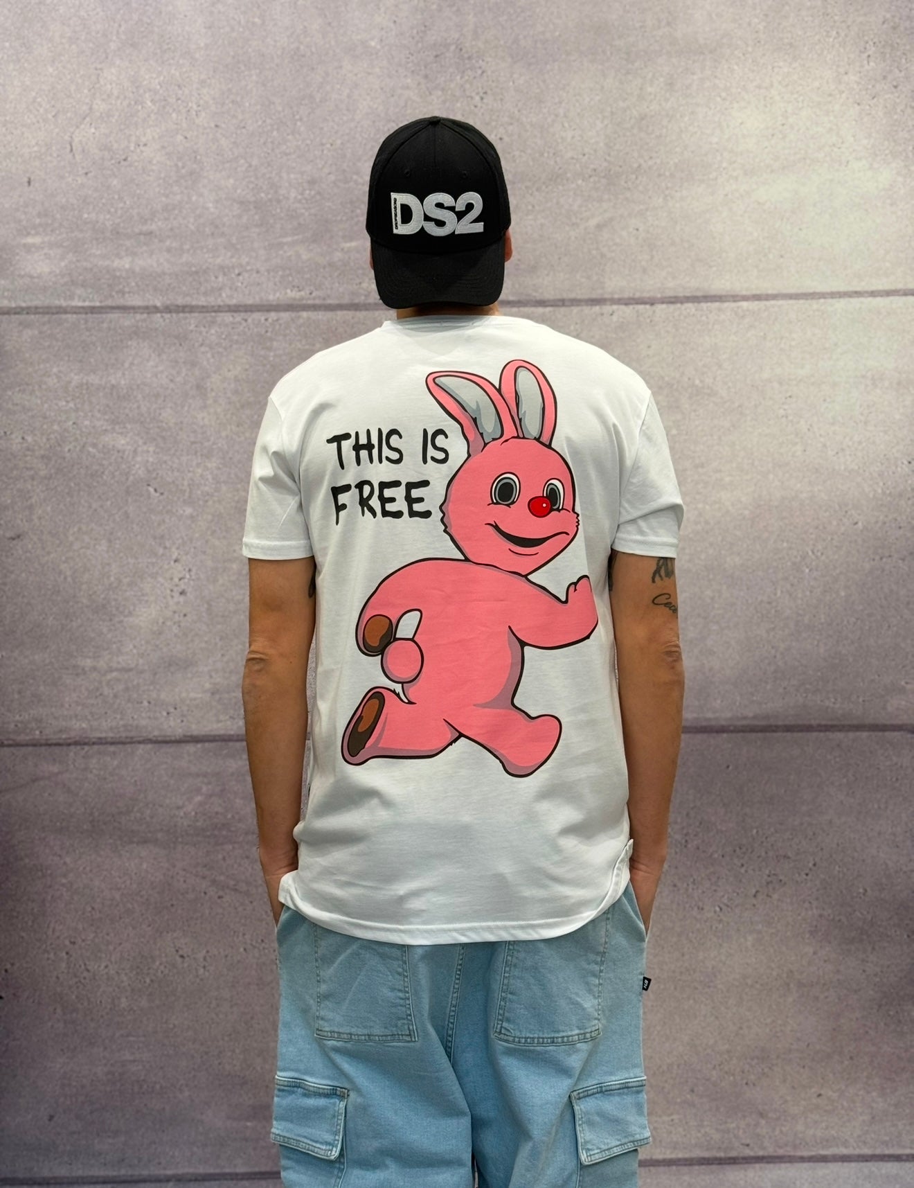 T-SHIRT JERSEY THIS IS FREE - BERNA - ART. 2510822 - COL. BIANCO