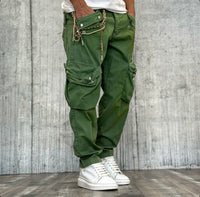 PANTALONE TASCONE - BERNA - *ART. 220219470 - COL. VERDE CANGIANTE