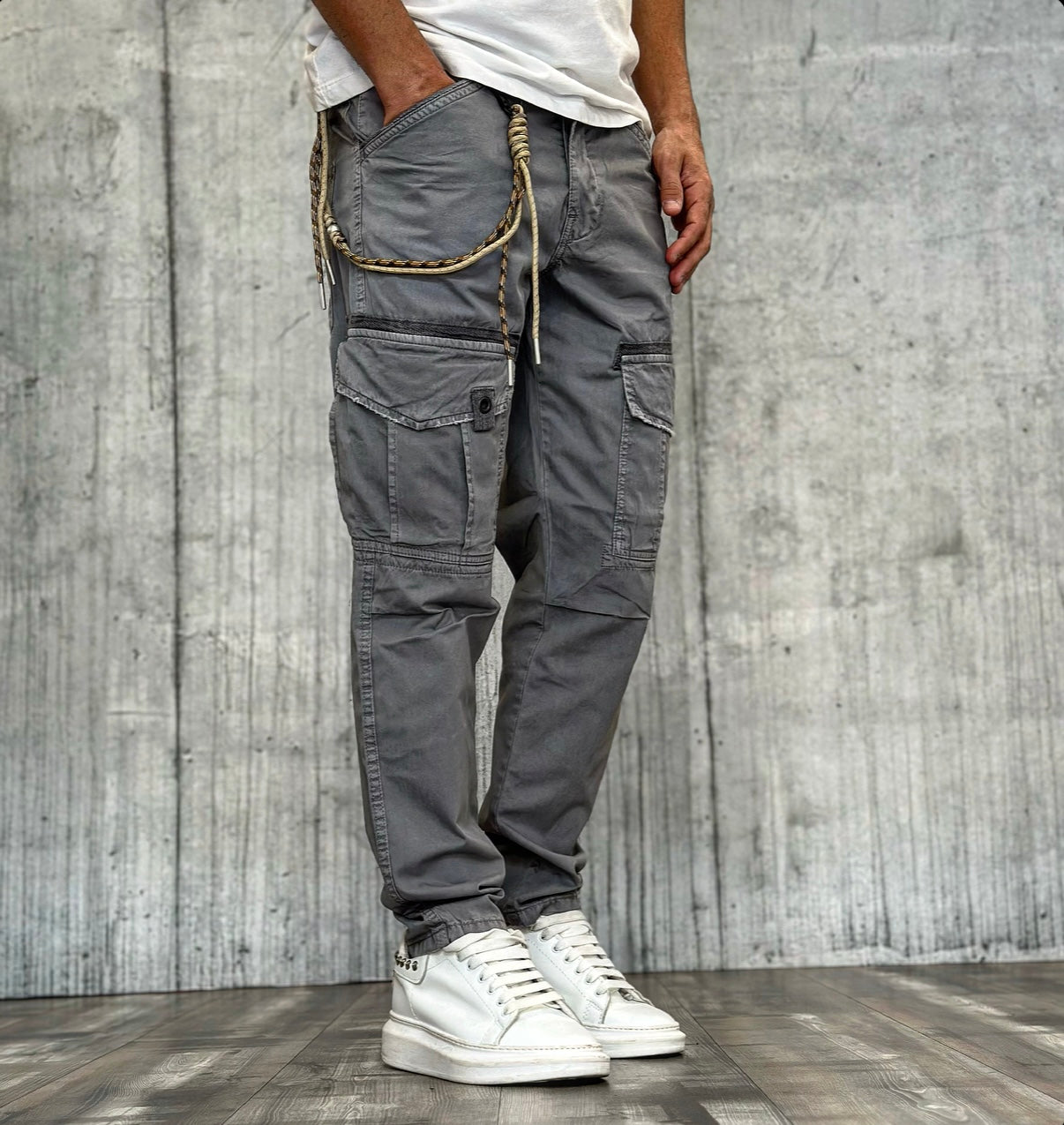 PANTALONE TASCONE - BERNA - *ART. 23011414 - COL. GRIGIO