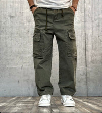 PANTALACCIO CON COULISSE CARGO TASCONE - BERNA - ART. 246033584 - COL. VERDE