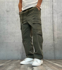 PANTALACCIO CON COULISSE CARGO TASCONE - BERNA - ART. 246033584 - COL. VERDE