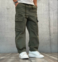 PANTALACCIO CON COULISSE CARGO TASCONE - BERNA - ART. 246033584 - COL. VERDE