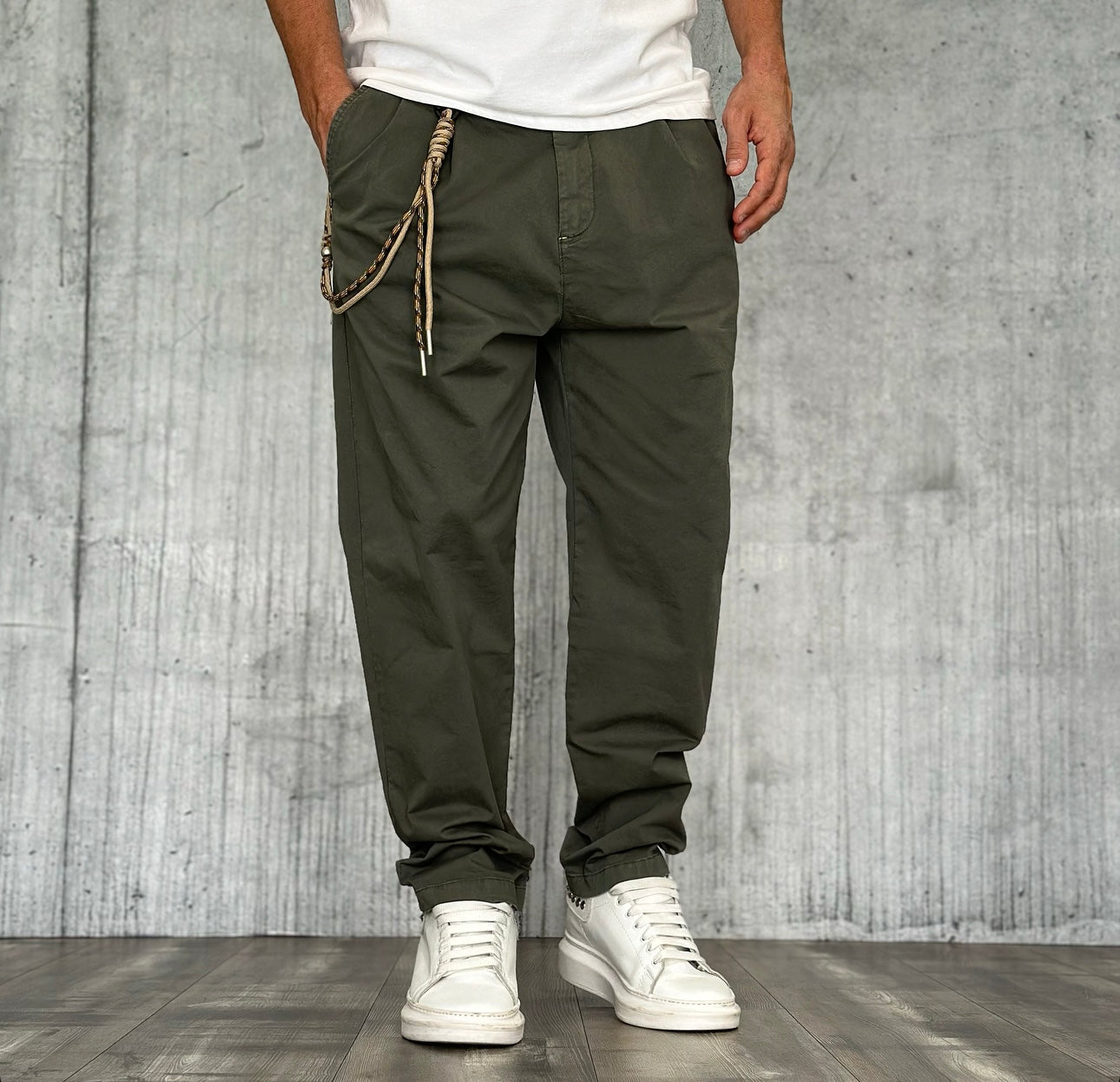 PANTALONE - BERNA - *ART. 24344057 - COL. VERDE MILITARE