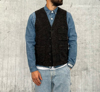 GILET WOOL - BL.11 - *ART. LOONEY23 - COL.  ANTRACITE