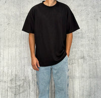 T-SHIRT OVERSIZE - NEW JOB BRAND - ART. WAFER - COL. NERO