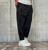 PANTALONE CON ELASTICO  - NEW JOB BRAND - ART. DOKY - COL. NERO