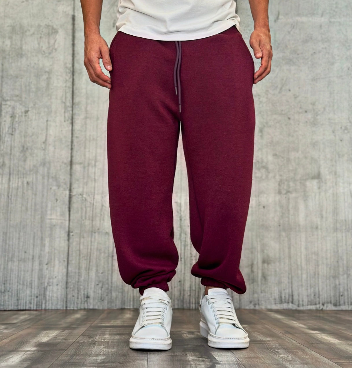 PANTALONE DI TUTA JOGGER - BERNA - ART. 246091615 - COL. AMARONE