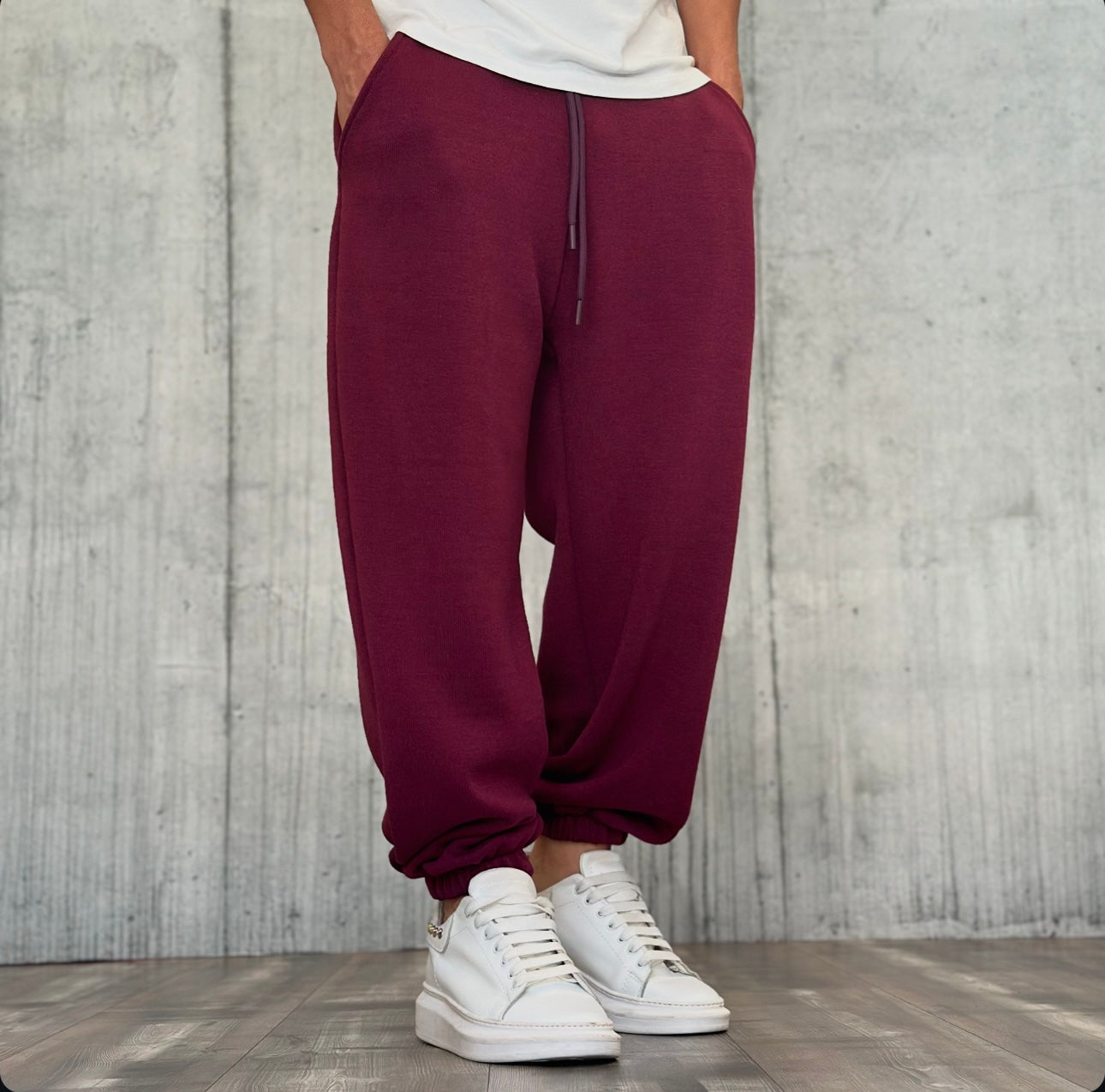 PANTALONE DI TUTA JOGGER - BERNA - ART. 246091615 - COL. AMARONE