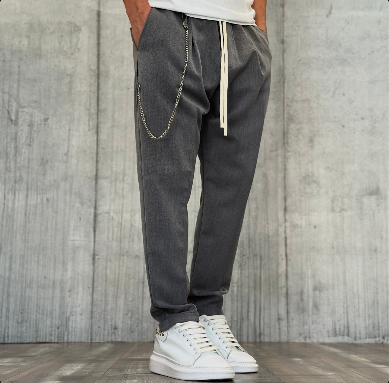 PANTALACCIO  - NEW JOB BRAND - ART. TRUES - COL. GRIGIO MELANGE