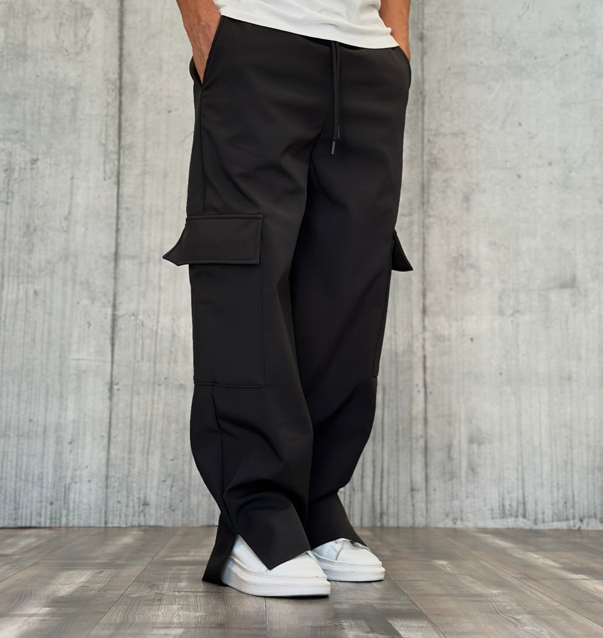 PANTALACCIO TECNICO CARGO TASCONE - BERNA - ART. 2460791 - COL. NERO