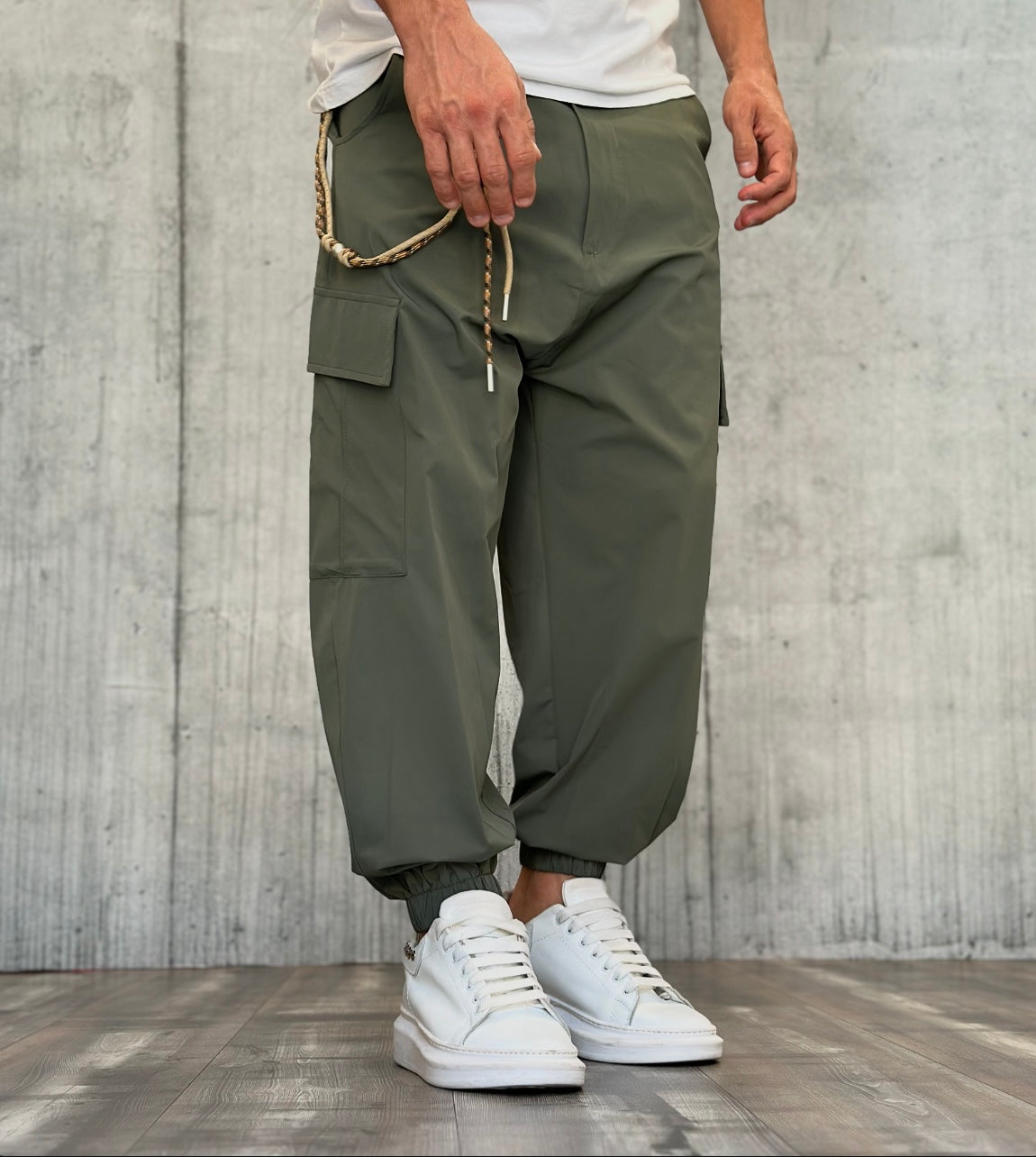 PANTALONE TASCONE CARGO - IMPERIAL - ART. PE4ZICO - COL. VERDE MILITARE