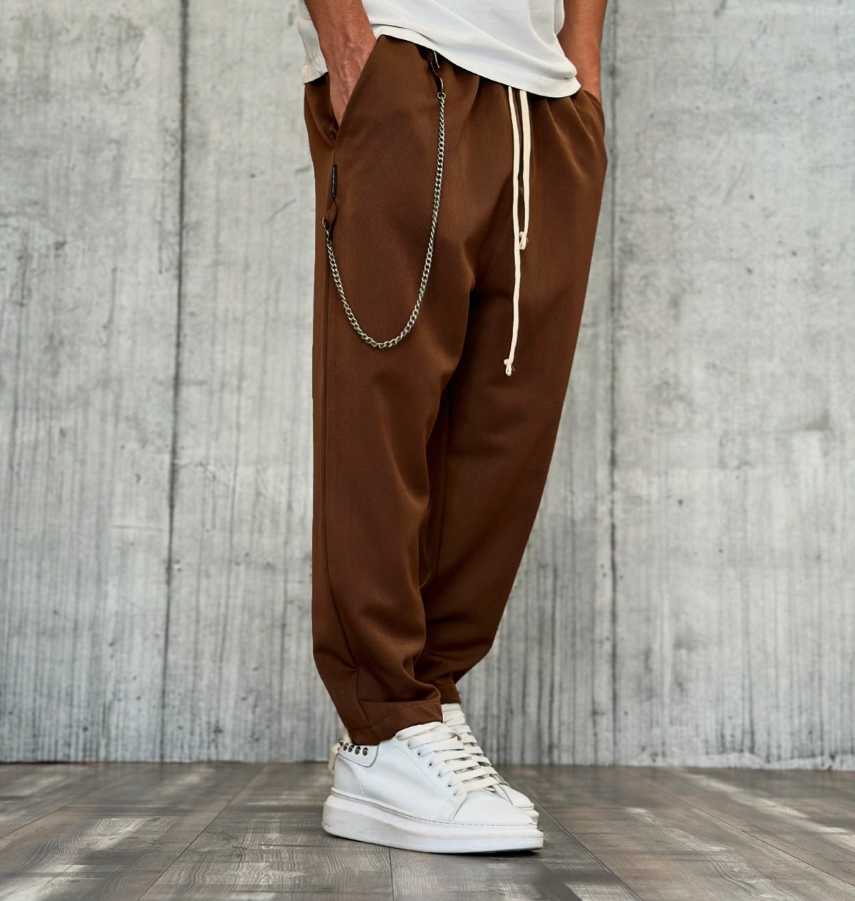 PANTALACCIO  - NEW JOB BRAND - ART. DIK - COL. TABACCO