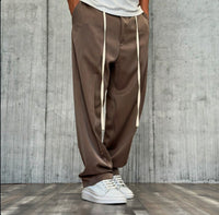 PANTALONE CON ELASTICO + COULISSE  - NEW JOB BRAND - ART. BONSAI - COL. TORTORA