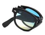 OCCHIALI - OS SUNGLASSES - ART. BERLINO PIEGHEVOLE - COL. BLU FUME'